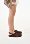 Wasta Brown Genuine Leather Women's Sandals - 2