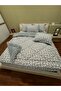 Double Welsoft Pufidik Sleeping Set (with Elastic Sheets) Gray Maze - 6