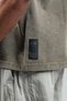 Oversized Men's Crew Neck Light Khaki T-Shirt - 7