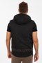 Regular Men's Hooded Black-Tan Vest - 2