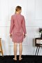Women's Combed Cotton Long Sleeve Buttoned Tunic Nightgown 13101 - 5