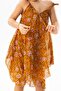 Aphrodite Voile Summer Children's Dress Dark Mustard 6202 - 3