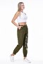 İlkay Printed Flannel Autumn and Winter Trousers Khaki Hk - 4