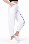 İlkay Printed Flannel Autumn and Winter Trousers White Byz - 6