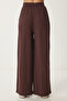 Muslin Palazzo Trousers Brown Lmx0008 - 6
