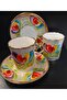 Porcelain Hand Painted Coffee Cup for Two - 7