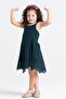 Strappy Voile Emel Summer Children's Dress Petrol Ptrl - 4