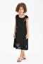 Burçak Şile Cloth Girl's Summer Dress Black Syh - 4