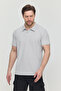 Men's Crepe Fabric Full Stretch Polo Neck T-Shirt Dawrazz-031 - 5