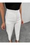 Women's High Waist Pencil Ankle Length Premium Quality Woven Carrot Pants Kr1000 - 4