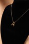 Women's Steel Balloon Letter Necklace. Steel Necklace with Letter A. - 5