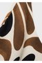Abstract Leaf Pattern Dress - 6