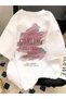 Ins Trendy Couple Casual Weightless Pure T-Shirt for Women, Plus Size Wide Short Sleeve Summer Design,