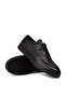 Black Genuine Leather Men's Casual Shoes - 2