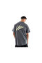 Brush Script Loose T-Shirt Asphalt/Shadow Lime - 4