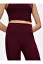 Basic Slim Red Leggings - 5