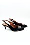 Women's Genuine Leather Heeled Shoes - 2