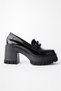 Valencia Guaranteed Women's Thick Heeled Round Toe Metal Buckle Loafer Casual Shoes - 5