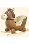 Rocking, Riding and Jumping Plush Horse Figure Toy (100% Solid Balance Toy) - 3
