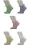 Children's Multicolored Tulle Detailed Half Socks 5 Pack