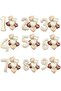 Retro Cream 9 Years Old Heart Foil Balloon Set - 2