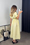 Yellow Belted Shirt Dress - 5