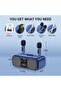 Karaoke Machine – Bluetooth Speaker with 2 Wireless Mics & LED Lights for Parties & Events - 7