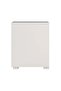 Ezekiel Night Stand Multifunctional Bedside Table-White / Silver L52xW40xH47.5cm - 5