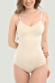 Knitted Fabric Tightening Body Bodysuit Corset with Snap Fasteners - 2