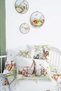 Magic Forest Friends 100% Cotton, Baby Room Set: Duvet Cover, Throw Pillow, Wall Decoration - 5