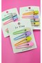 Set of 4 Colorful Tongs Buckle New Model Pinching Summer Buckle - 2