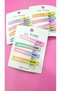 Set of 4 Colorful Tongs Buckle New Model Pinching Summer Buckle
