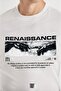 تي شيرت رجالي باللون الأبيض Ecru Renaissance ذو مقاس عادي وقصة عادية - 2
