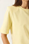 Women's Butter Crew Neck Padded Cotton Basic T-Shirt 241134 60283128 - 4