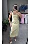 Halter Neck Midi Dress - 4
