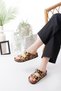 Women's Orthopedic Sole Double Buckle Stock Slippers - 2