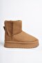 Mixs Guaranteed Thick Sole Furry Inside Velcro Daily Mini Children's Boots