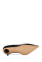 Black Leather Stiletto - Women's Heeled Shoes 24sfd 100816 - 5
