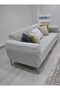 Jakarli 3-Seater Sofa Cover, Sofa Bed Cover Stone Gray (Product Contents 1 Piece) Sofa Cover - 4