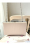 Nude Color Non-Marking Glitter Satin Women's Evening Dress Bag - 4