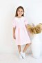 Girl Cotton Bebe Collar Seersucker Dress