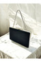 Black and Stone Elbas, Satin Evening Dress Bag - for Wedding and Engagement