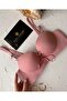 Jennifer Balensiz Push-Up Supported Laser Cut Seamless Front Tie Attractive Daily Bra - 4