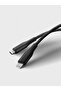 كيبل شحن من usb-c الي لايتنينق هيلكس من يونيك 1.2 متر - اسود - 2
