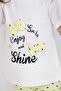Girl's Heart Printed Tights Top with Printed Bow Detail Bottom Top Set - 3