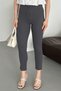 Women's Lia High Waist Pencil Carrot Model Skinny Leg Crepe Fabric Trousers - 2