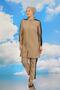 Fashion Stripe Women's Full Hijab Swimsuit with Pants and Sleeve Stripes Beige 31066 - 3