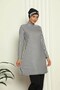 Fashion Line Full Hijab Digital Patterned Swimsuit 31040