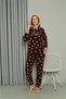 Fashion Line Welsoft Fleece Women's Hooded Pajama Set 8513 - 4