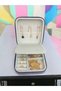 Medium Size (15×15) Organizer Jewelry Storage Box Travel Jewelry Bag Leather Wooden Case - 2